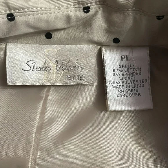 Studio Works Cream and Black jacket - Picture 7 of 7